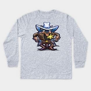 Sheriff Dillo Kids Long Sleeve T-Shirt